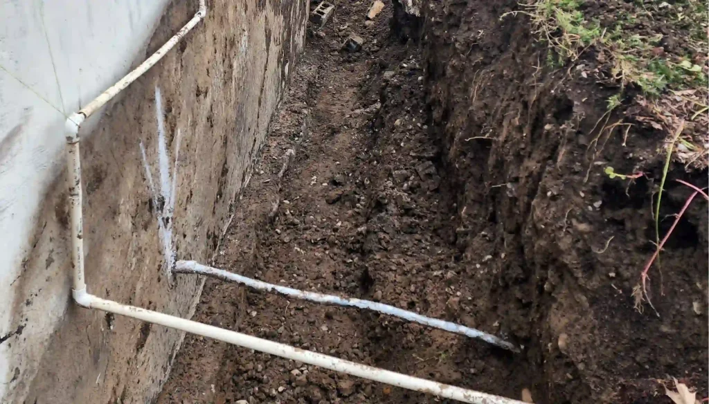 Foundation repair in Syracuse correcting settlement issues around home perimeter